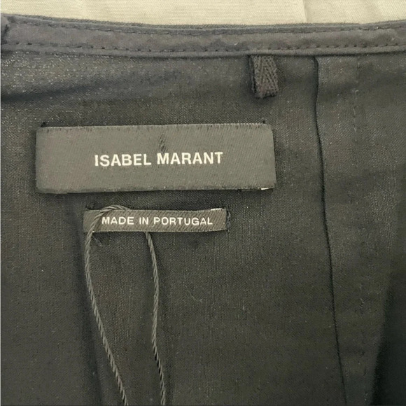 Isabel Marant ruffle linen blend midi skirt - Picture 4 of 8